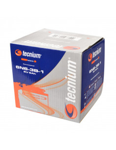 Batterie TECNIUM conventionnelle avec pack acide - 6N6-3B-1 2