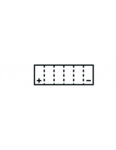 Batterie TECNIUM Sans entretien avec pack acide - BTX12-BS 2
