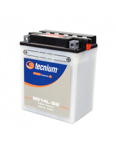 Batterie TECNIUM conventionnelle avec pack acide - BB14L-B2