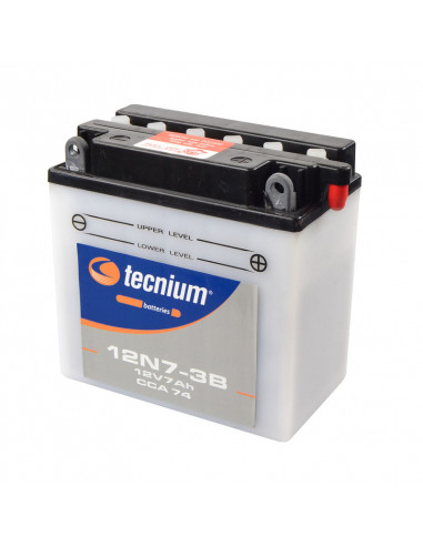 Batterie TECNIUM conventionnelle avec pack acide - 12N7-3B
