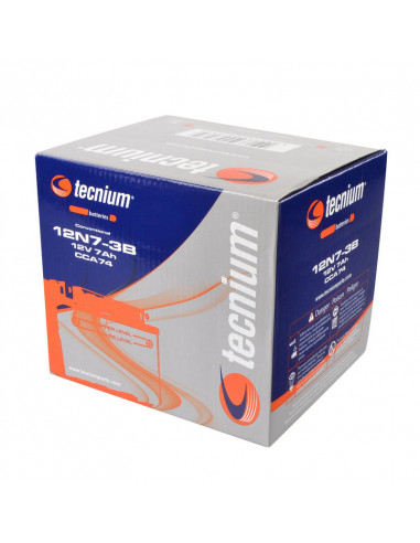 Batterie TECNIUM conventionnelle avec pack acide - 12N7-3B