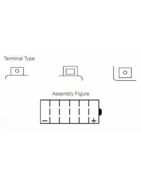 Batterie YUASA conventionnelle sans pack acide - YB30CL-B
