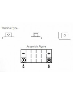 Batterie YUASA Sans entretien avec pack acide - YTX5L-BS 2