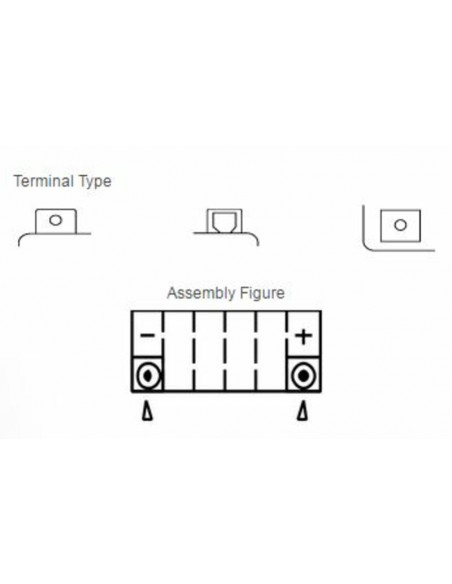 Batterie YUASA W/C sans entretien activé usine - YTZ5S