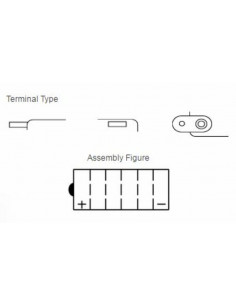 Batterie YUASA conventionnelle sans pack acide - YHD-12 2