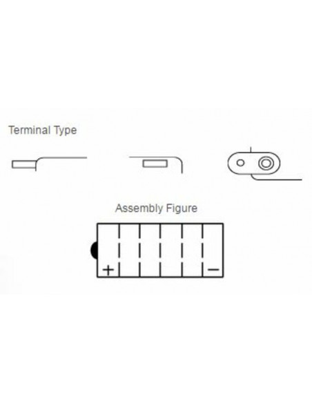Batterie YUASA conventionnelle sans pack acide - YHD-12
