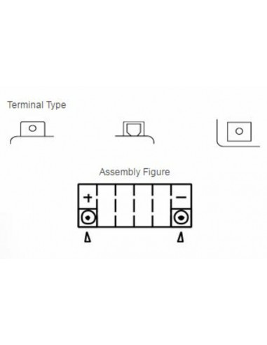 Batterie YUASA Sans entretien avec pack acide - YTX12-BS