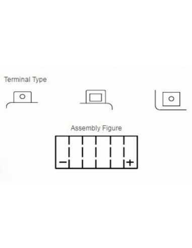 Batterie YUASA Sans entretien avec pack acide - YTX14AHL-BS