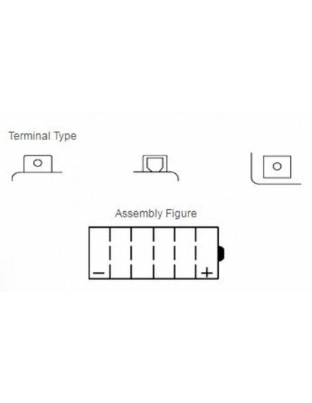 Batterie YUASA conventionnelle sans pack acide - YB16CL-B