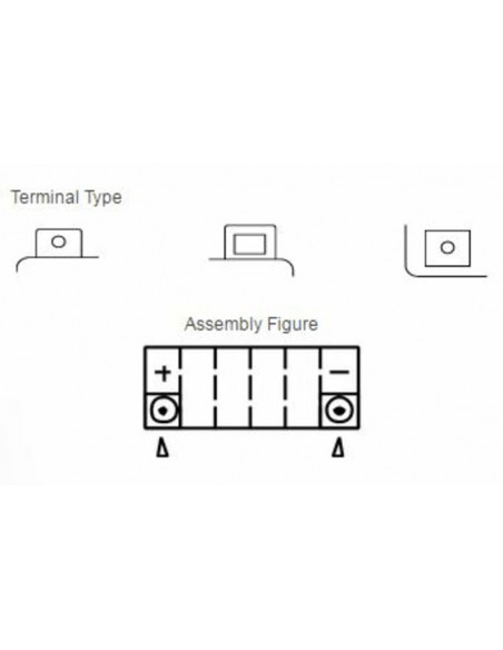 Batterie YUASA Sans entretien avec pack acide - YTX14H-BS