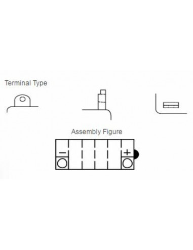Batterie YUASA conventionnelle sans pack acide - YB10L-B