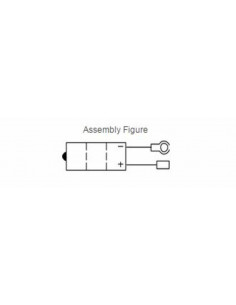 Batterie YUASA conventionnelle sans pack acide - 6N4A-4D 2
