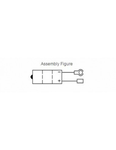 Batterie YUASA conventionnelle sans pack acide - 6N4A-4D
