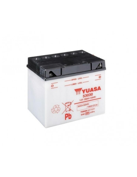 Batterie YUASA conventionnelle sans pack acide - 53030