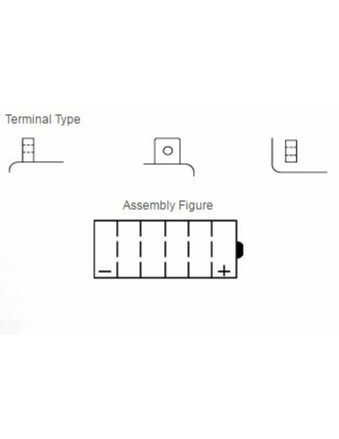 Batterie YUASA conventionnelle sans pack acide - 53030