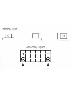 Batterie YUASA Sans entretien avec pack acide - YT7B-BS 2