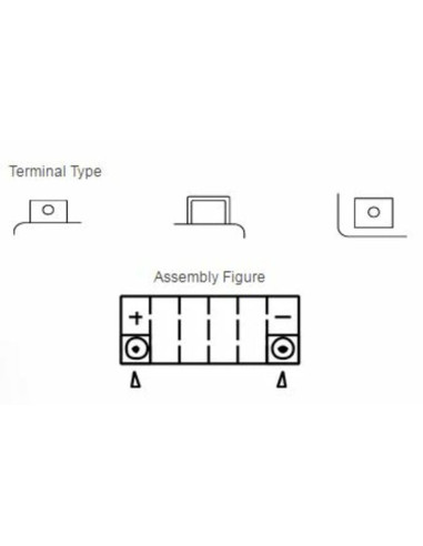 Batterie YUASA Sans entretien avec pack acide - YT7B-BS