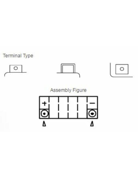 Batterie YUASA Sans entretien avec pack acide - YT7B-BS