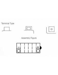 Batterie YUASA conventionnelle sans pack acide - YB14L-B2 2