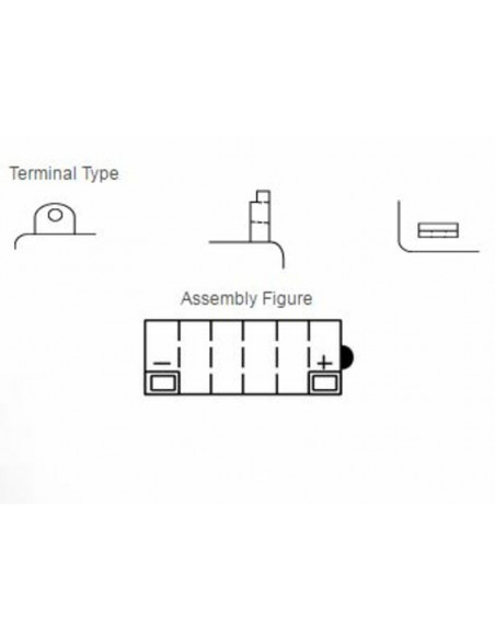 Batterie YUASA conventionnelle sans pack acide - 12N9-3B