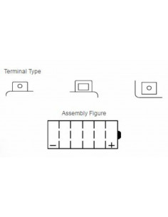 Batterie YUASA conventionnelle sans pack acide - YB7L-B2 2
