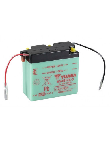 Batterie YUASA conventionnelle sans pack acide - 6N4B-2A-3
