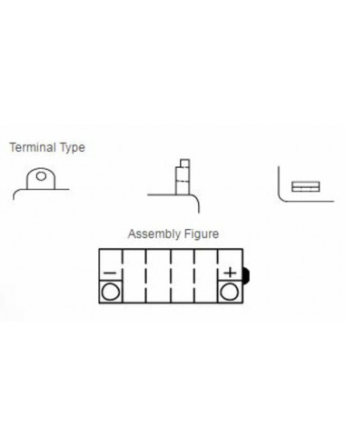 Batterie YUASA conventionnelle sans pack acide - YB9L-B