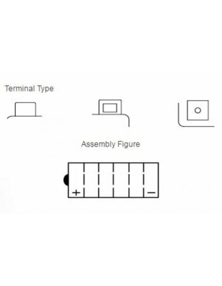 Batterie YUASA conventionnelle sans pack acide - YB14A-A2