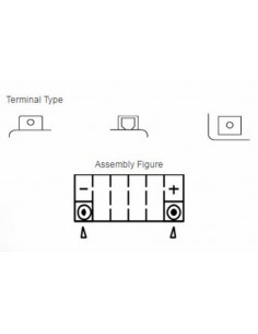 Batterie YUASA conventionnelle avec pack acide - YIX30L 2