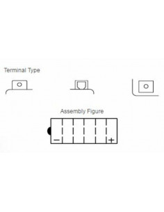 Batterie YUASA conventionnelle sans pack acide - YB4L-A 2