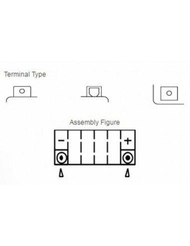 Batterie YUASA Sans entretien avec pack acide - YTX4L-BS