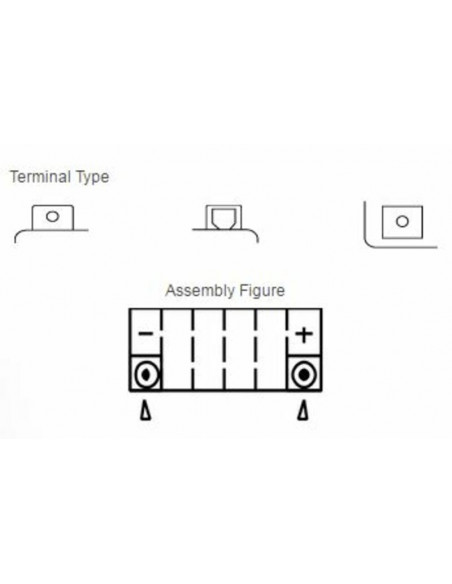 Batterie YUASA Sans entretien avec pack acide - YTX4L-BS