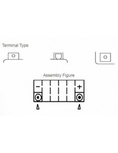 Batterie YUASA Sans entretien avec pack acide - YTX7L-BS 2
