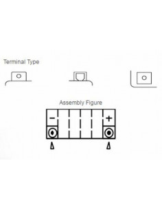 Batterie YUASA Sans entretien avec pack acide - YTX14L-BS 2