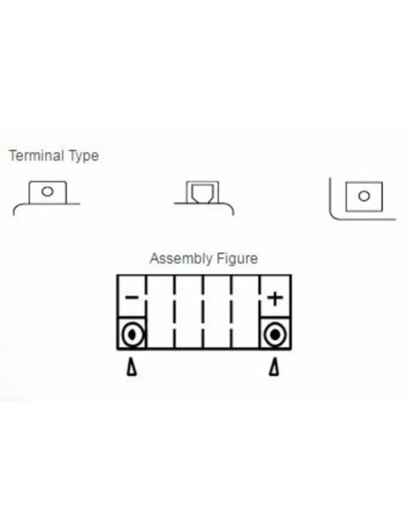 Batterie YUASA Sans entretien avec pack acide - YTX14L-BS