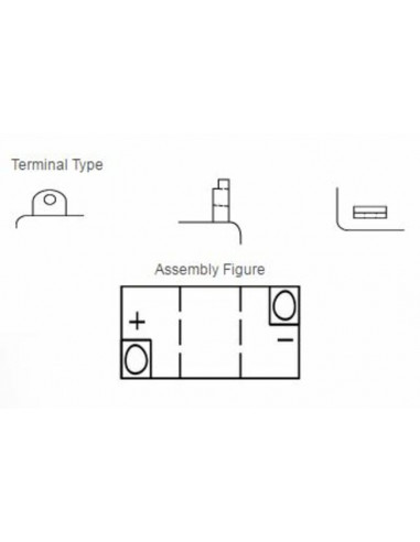 Batterie YUASA conventionnelle sans pack acide - B49-6