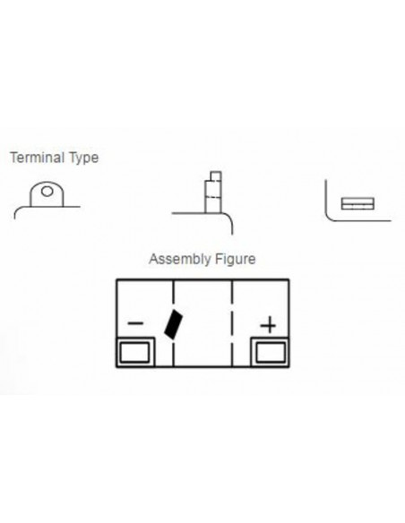 Batterie YUASA conventionnelle sans pack acide - 6N6-3B
