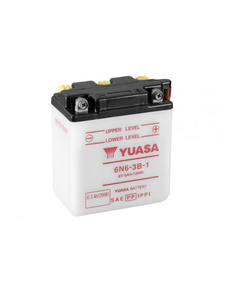 Batterie YUASA conventionnelle sans pack acide - 6N6-3B-1