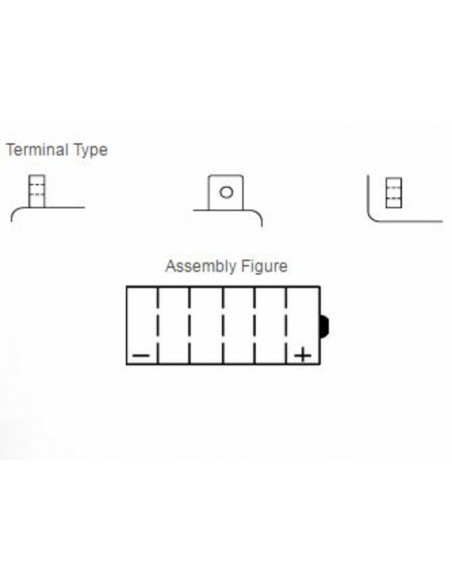 Batterie YUASA conventionnelle sans pack acide - 52515
