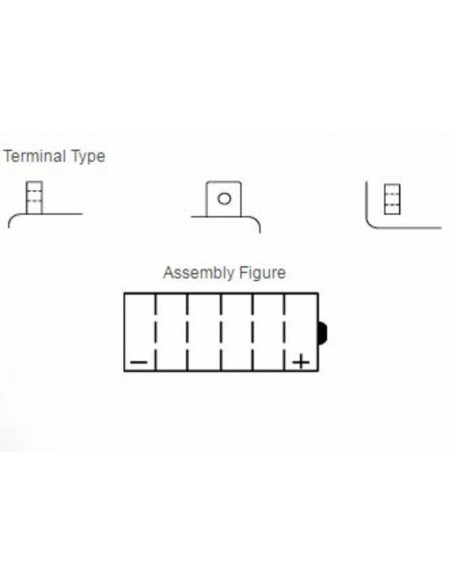 Batterie YUASA conventionnelle sans pack acide - 51814