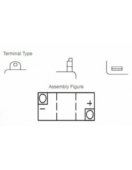 Batterie YUASA conventionnelle sans pack acide - B38-6A