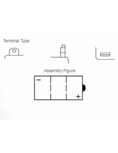 Batterie YUASA conventionnelle sans pack acide - 6N11A-1B 2