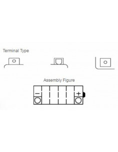 Batterie YUASA conventionnelle sans pack acide - YB4L-B 2