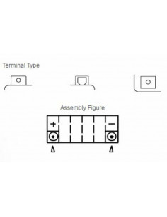 Batterie YUASA Sans entretien avec pack acide - YTX9-BS 2