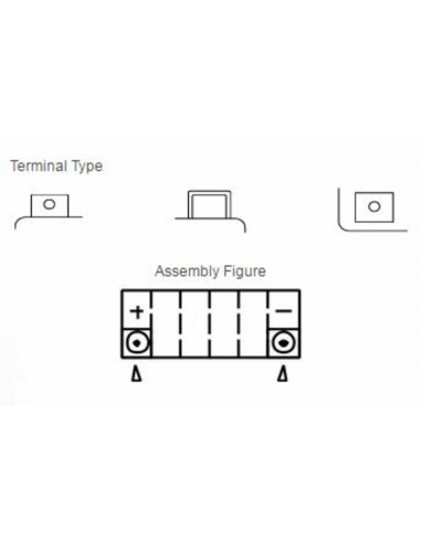 Batterie YUASA Sans entretien avec pack acide - TTZ14S