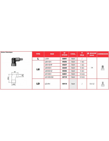Anti-parasite NGK - LB10EH