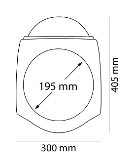 dimension phare 195mm